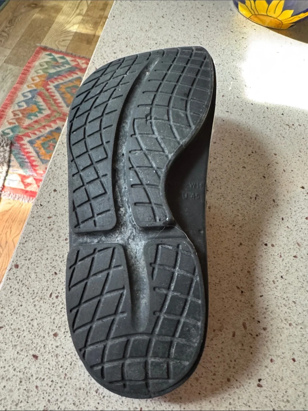OOFOS Black Men's Slide Sandals